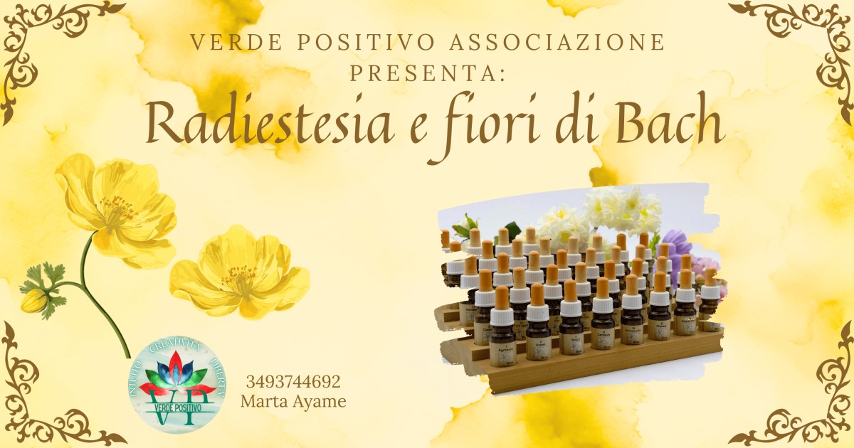Radiestesia e fiori di Bach ONLINE